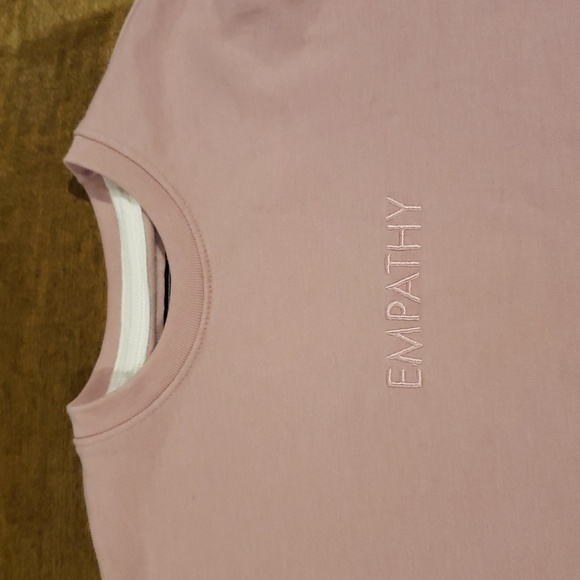 San Francisco Workshirts Pink Empathy Crewneck Sweatshirt Pullover Small - Picture 2 of 10